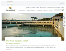Tablet Screenshot of energiedienst.de